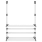 Vidaxl droogrek voor balkon 54x25x42 cm aluminium