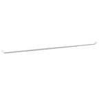 Vidaxl gordijnrails 2 st 90-130 cm aluminium wit en zilverkleurig