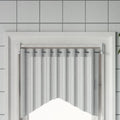 VidaXL Gordijnrails 2 st 60-105 cm aluminium wit en zilverkleurig