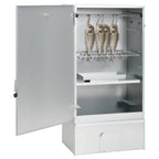 Vidaxl bbq-rookoven met houtsnippers 44,5x29x83 cm staal
