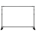 Vidaxl achtergrondstandaard 305x243 cm staal zwart