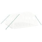 Vidaxl kas met stalen frame wit 16 m² 4x4x2 m