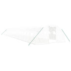 VidaXL Tuinkas met stalen frame 80 m² 20x4x2 m wit