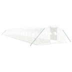 VidaXL Tuinkas met stalen frame 88 m² 22x4x2 m wit