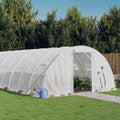 VidaXL Tuinkas met stalen frame 88 m² 22x4x2 m wit