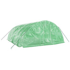 VidaXL Tuinkas met stalen frame 30 m² 6x5x2,3 m groen