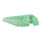 VidaXL Tuinkas met stalen frame 100 m² 20x5x2,3 m groen