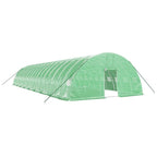 VidaXL Tuinkas met stalen frame 108 m² 18x6x2,85 m groen