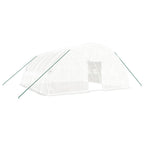 VidaXL Tuinkas met stalen frame 36 m² 6x6x2,85 m wit