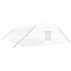 VidaXL Tuinkas met stalen frame 60 m² 10x6x2,85 m wit