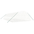 VidaXL Tuinkas met stalen frame 72 m² 12x6x2,85 m wit