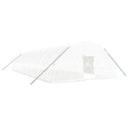 VidaXL Tuinkas met stalen frame 84 m² 14x6x2,85 m wit