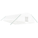 VidaXL Tuinkas met stalen frame 96 m² 16x6x2,85 m wit