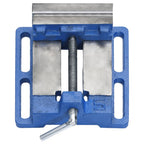 Vidaxl bankschroef voor kolomboormachine 121 mm gietijzer blauw