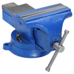 Vidaxl bankschroef 200 mm gietijzer blauw