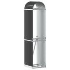 Vidaxl houthouder antraciet 40x45x170 cm gegalvaniseerd staal