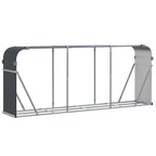 Vidaxl houthouder antraciet 234x45x100 cm gegalvaniseerd staal