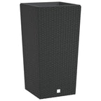 VidaXL Plantenbak met uitneembare bak rattan-look 21 49 L PP antraciet