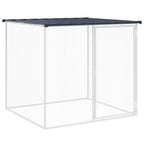 Vidaxl kippenhok met dak 103x98x90 cm gegalvaniseerd staal antraciet