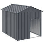 Vidaxl hondenhok met dak 117x153x123 cm gegalvaniseerd staal antraciet