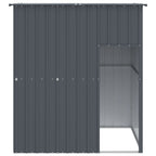 VidaXL Hondenhok met dak 165x153x181 cm gegalvaniseerd staal antraciet