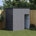 VidaXL Hondenhok met dak 165x153x181 cm gegalvaniseerd staal antraciet