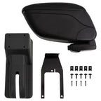 Vidaxl armsteun 12x29x(32-46) cm abs zwart