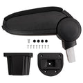 Vidaxl armsteun 12x31x(29,5-47) cm abs zwart