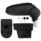 Vidaxl armsteun 12x36x(33,5-48) cm abs zwart