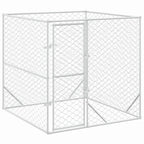 Vidaxl hondenkennel voor buiten 2x2x2 m gegalvaniseerd staal zilver