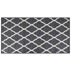 Vidaxl buitenkleed omkeerbaar 80x150 cm grijs en wit