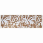 Vidaxl buitenkleed omkeerbaar 80x250 cm bruin en wit
