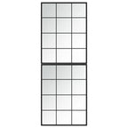 Vidaxl wandspiegels 2 st 80x60 cm metaal zwart