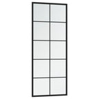 Vidaxl wandspiegels 2 st 100x40 cm metaal zwart