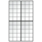 Vidaxl wandspiegels 4 st 100x60 cm metaal zwart