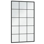 Vidaxl wandspiegels 4 st 100x60 cm metaal zwart