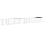 VidaXL Kippenhok met dak 803x98x90 cm gegalvaniseerd staal antraciet