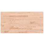 Vidaxl wastafelblad 100x50x1,5 cm massief beukenhout