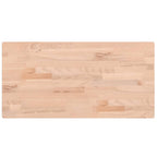 Vidaxl wastafelblad 80x40x2,5 cm massief beukenhout