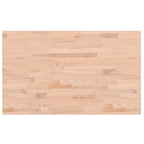 Vidaxl wastafelblad 100x60x2,5 cm massief beukenhout