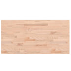 Vidaxl wastafelblad 100x50x4 cm massief beukenhout