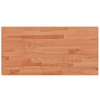 Vidaxl wastafelblad 100x50x1,5 cm massief beukenhout