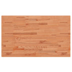 Vidaxl wastafelblad 100x60x1,5 cm massief beukenhout
