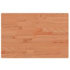 Vidaxl wastafelblad 60x40x2,5 cm massief beukenhout