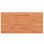 VidaXL Wastafelblad 100x50x4 cm massief beukenhout