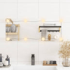 Vidaxl wandspiegel met led's rechthoekig 30x80 cm glas
