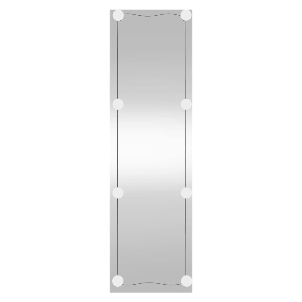 Vidaxl wandspiegel met led's rechthoekig 30x100 cm glas