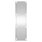 Vidaxl wandspiegel met led's rechthoekig 30x100 cm glas
