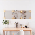 Vidaxl wandspiegel met led's rechthoekig 30x100 cm glas