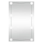 Vidaxl wandspiegel met led's rechthoekig 40x60 cm glas